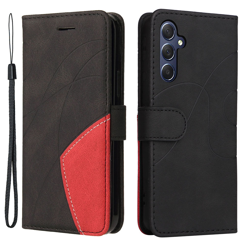 KT Leather Series-1 For Samsung Galaxy M54 5G / F54 5G PU Leather Wallet Case Dual-color Splicing Stand Cover KT Leather Series-1 For Samsung Galaxy M54 5G / F54 5G PU Leather Wallet Case Dual-color Splicing Stand Cover